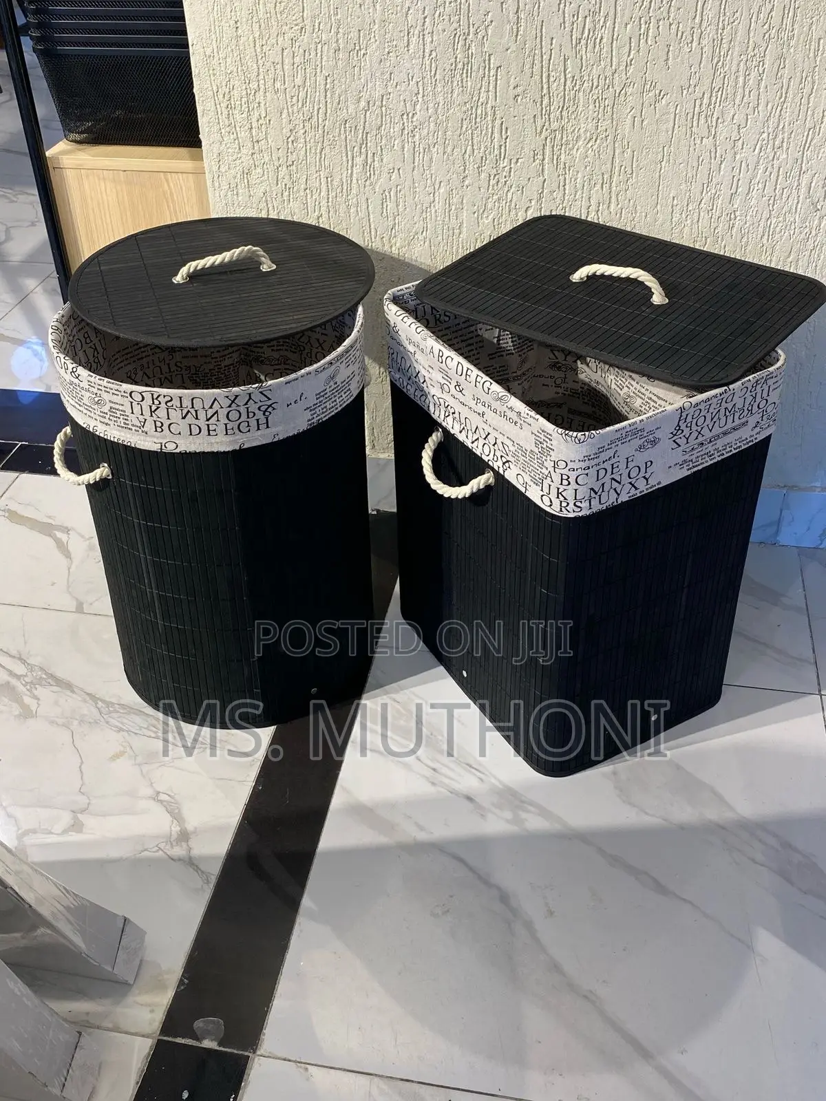 Round/Rectangular Eco-Friendly Foldable Baundry Basket
