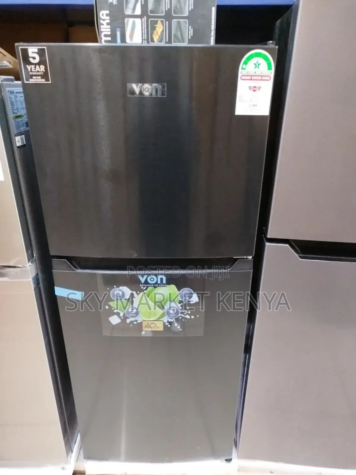 Von 181 Liters VRT-182nrak Frost Free Fridge