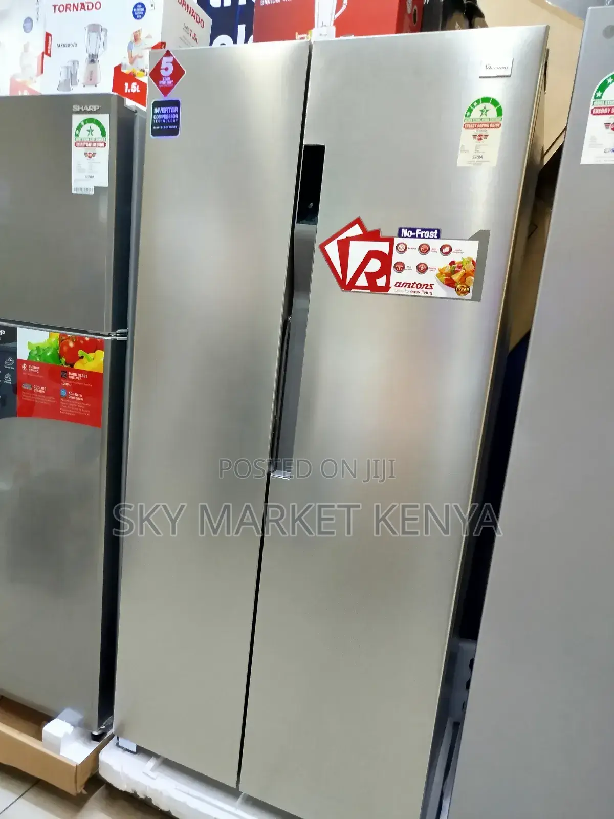 Ramton 430 Liters Rf/319 Frost Free Side by Side Fridge