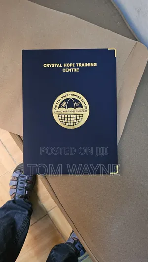 Gold Foiling, Hot Stamping on Folders and Menu Covers