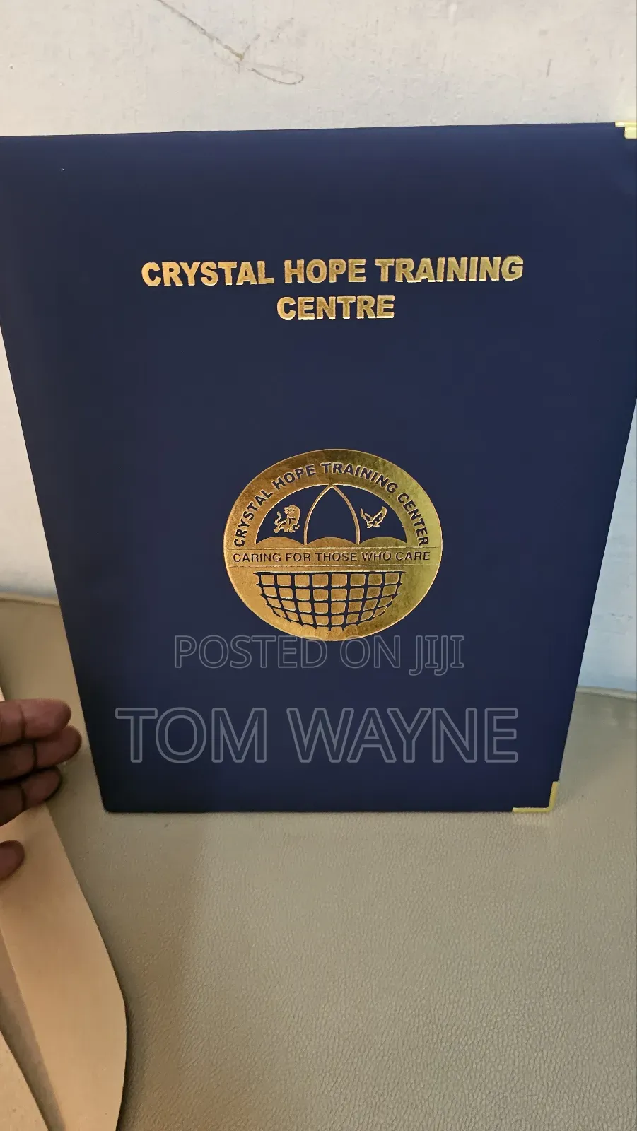 Gold Foiling, Hot Stamping on Folders and Menu Covers