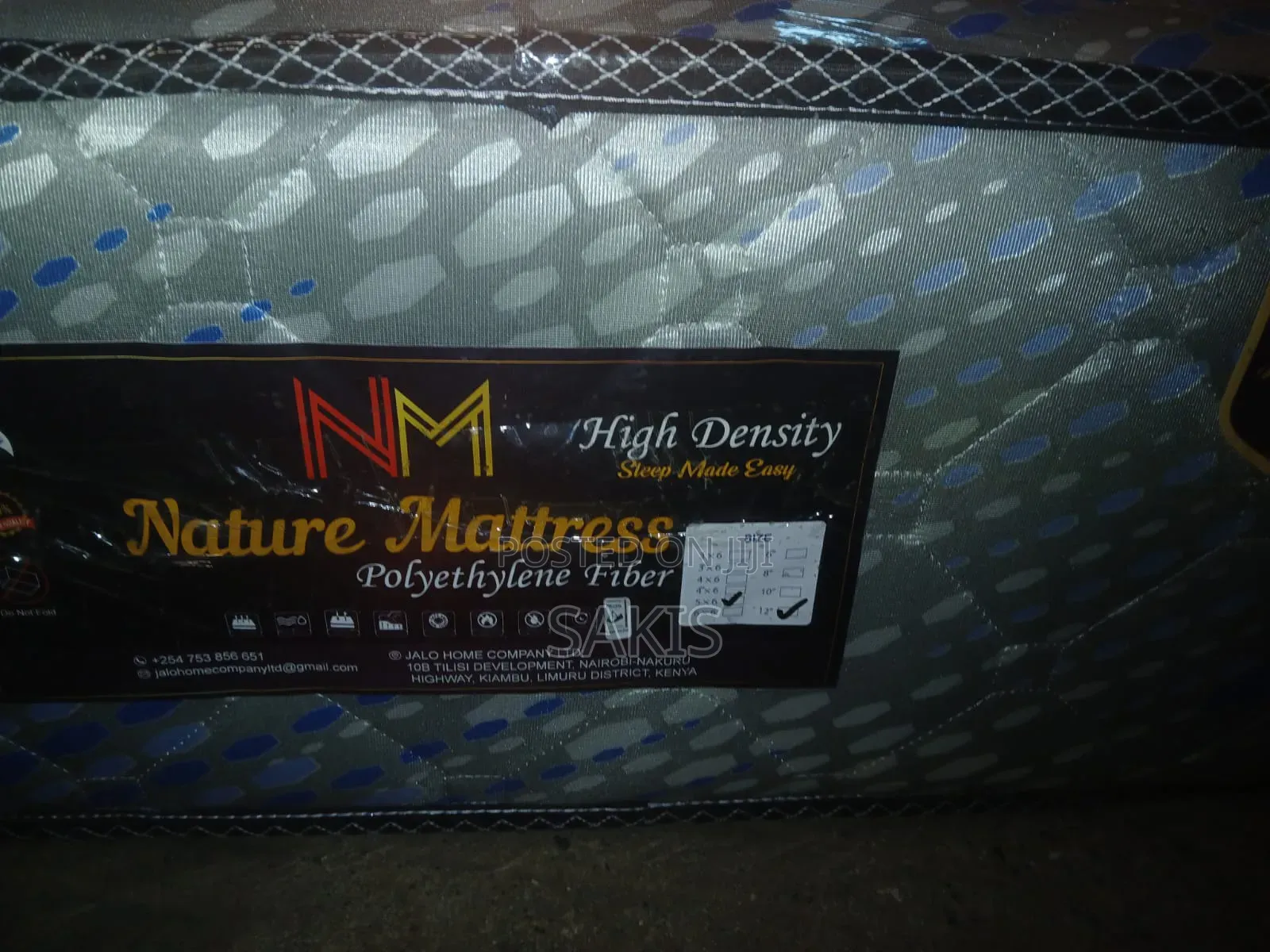 Fibre Mattresses 5 X 6 X 12 High Density Quilted!