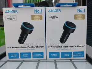 Anker Powerful Triple-Port Car Charger-67w