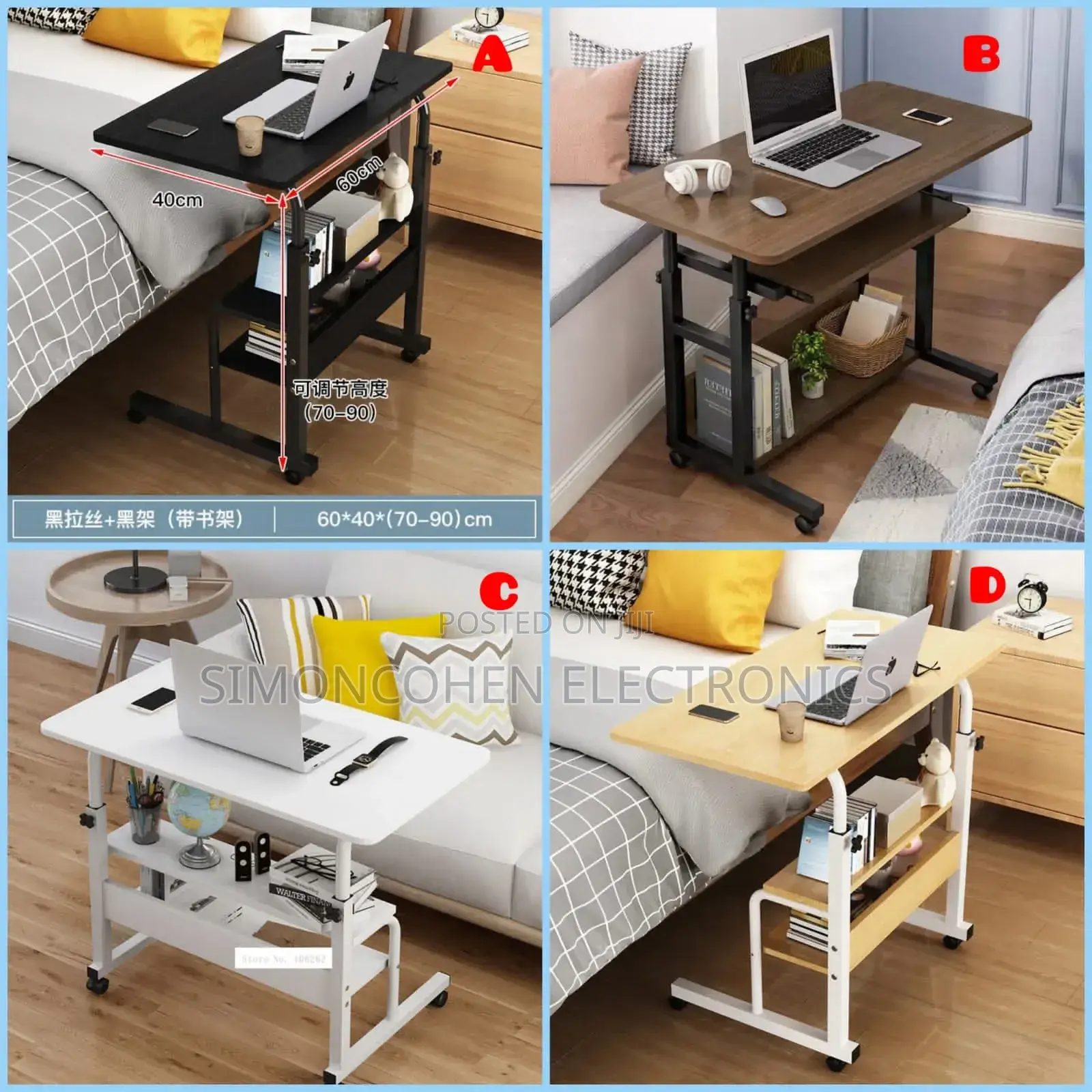 Multiple Purpose Bedside Study Desk