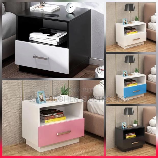 Minimalist Wooden Bedside Table - main view