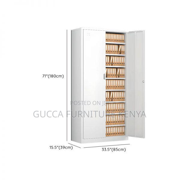 Cabinets:2-Door Iron Frame Cabinet With Variable Shelf - thumbnail 6