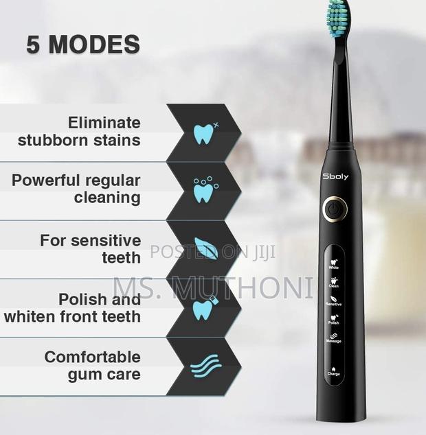 Rechargeable Intelligent Toothbrush With 5 Brushing Options - thumbnail 2