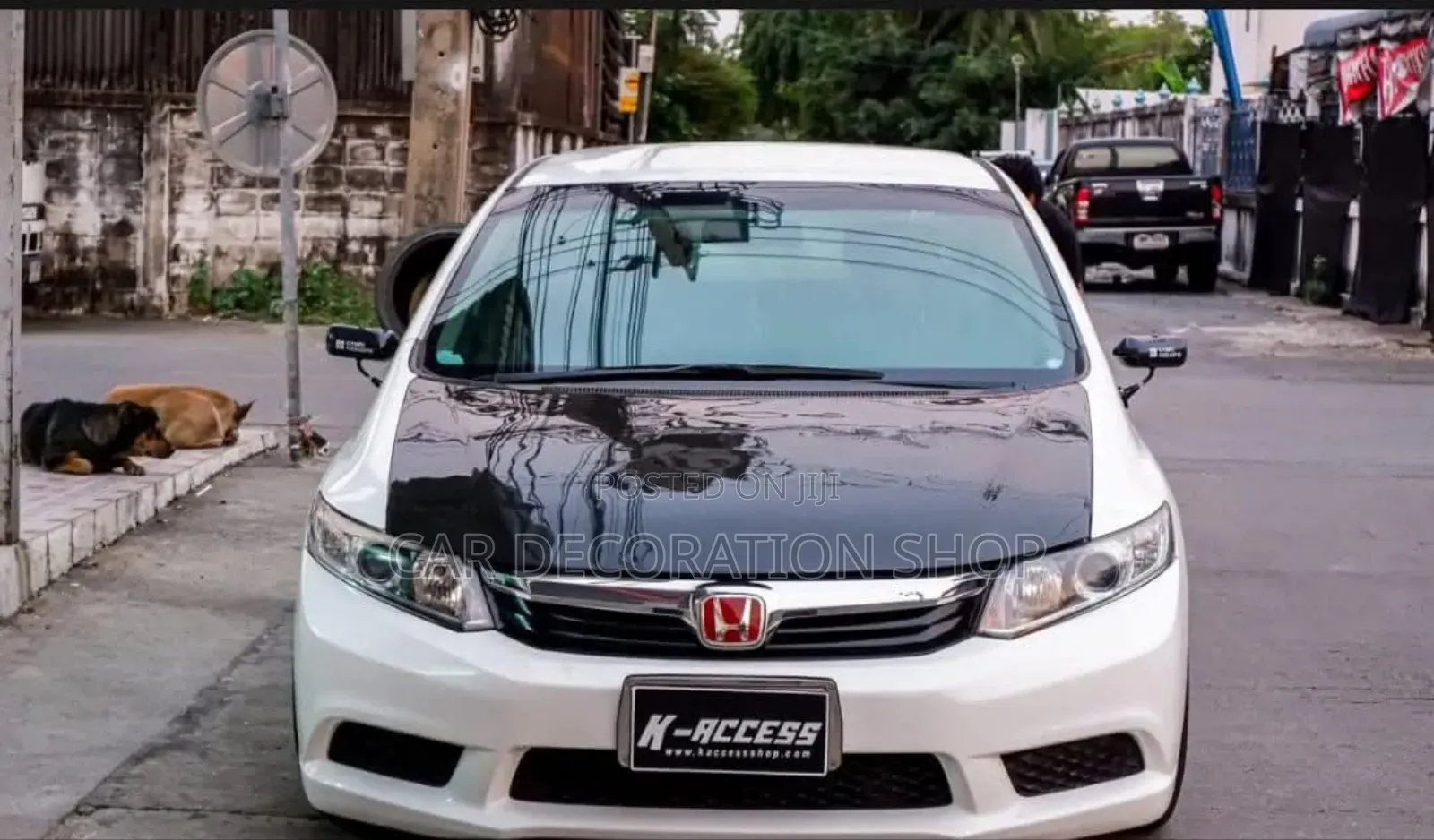 Honda Red Logo for Bonnet