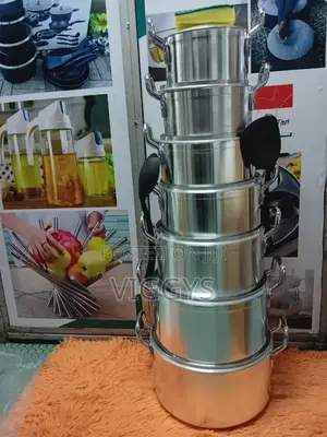 Tornado Tc 14-PCS Stainless Steel Cooking Pot Set.