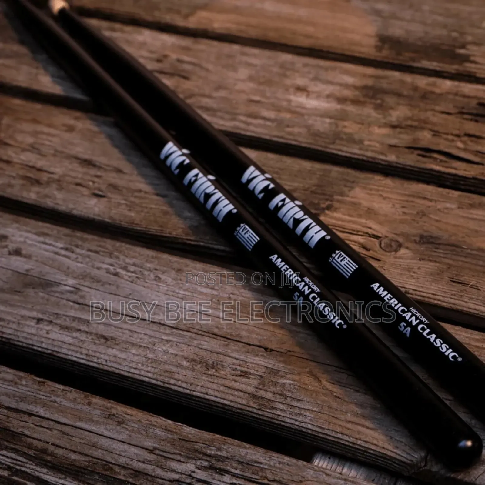Vic Firth American Classic 5a Black Drum Sticks