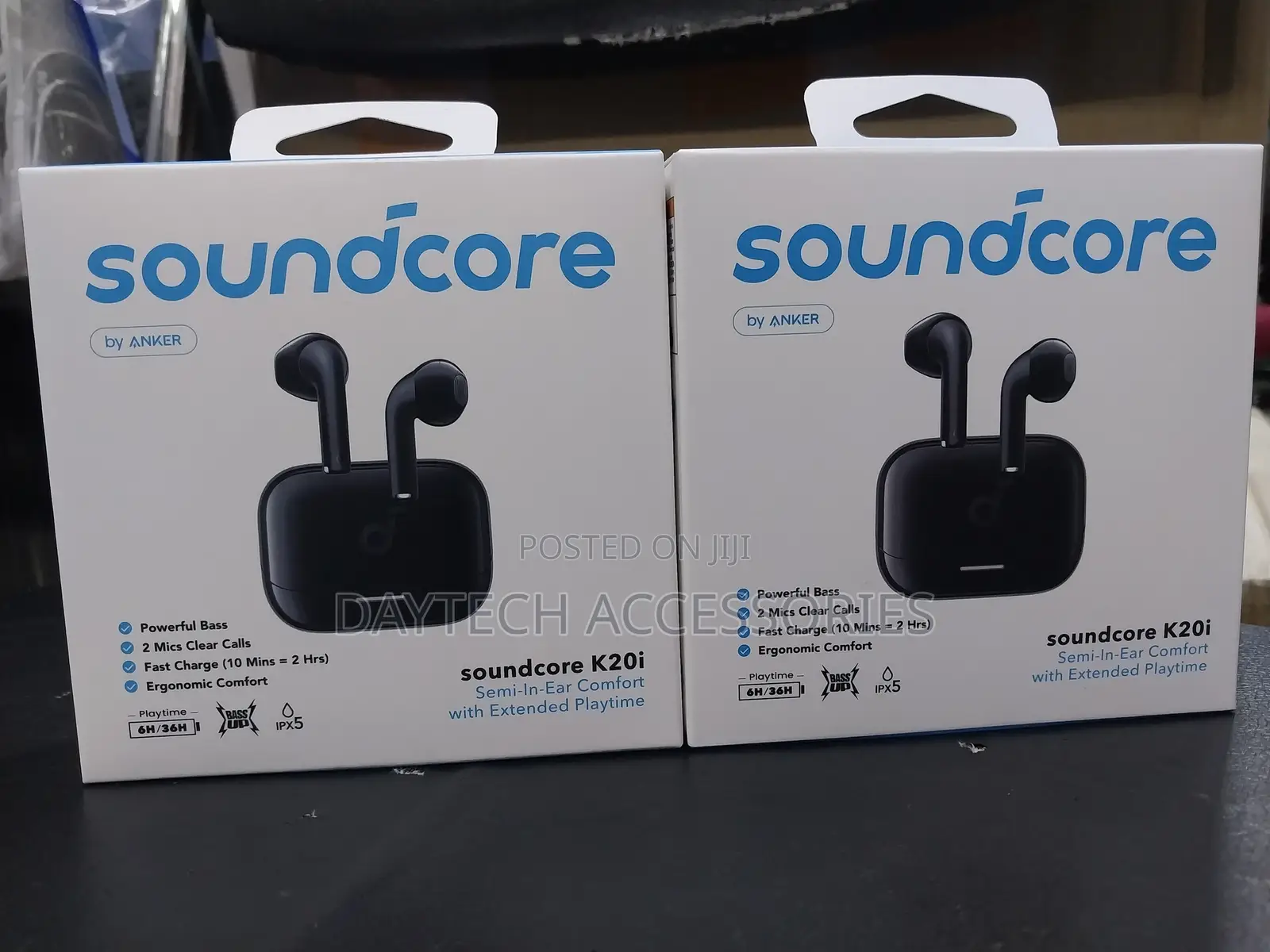 Anker Soundcore K20i Semi-in-Ear Wireless Bluetooth Earbuds