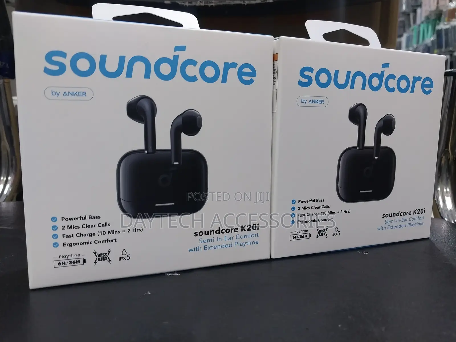 Anker Soundcore K20i Semi-in-Ear Wireless Bluetooth Earbuds