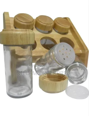 6pcs Spice Seasoning Set With Stand
