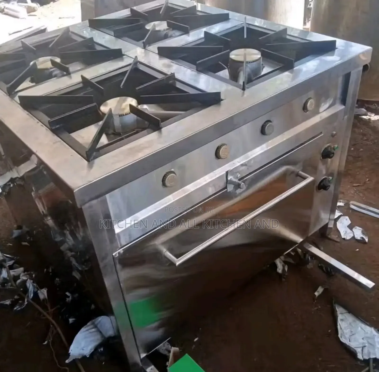 4 Burner Exemplary Stainless Steel Gas Cooker