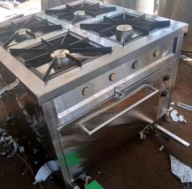 4 Burner Exemplary Stainless Steel Gas Cooker