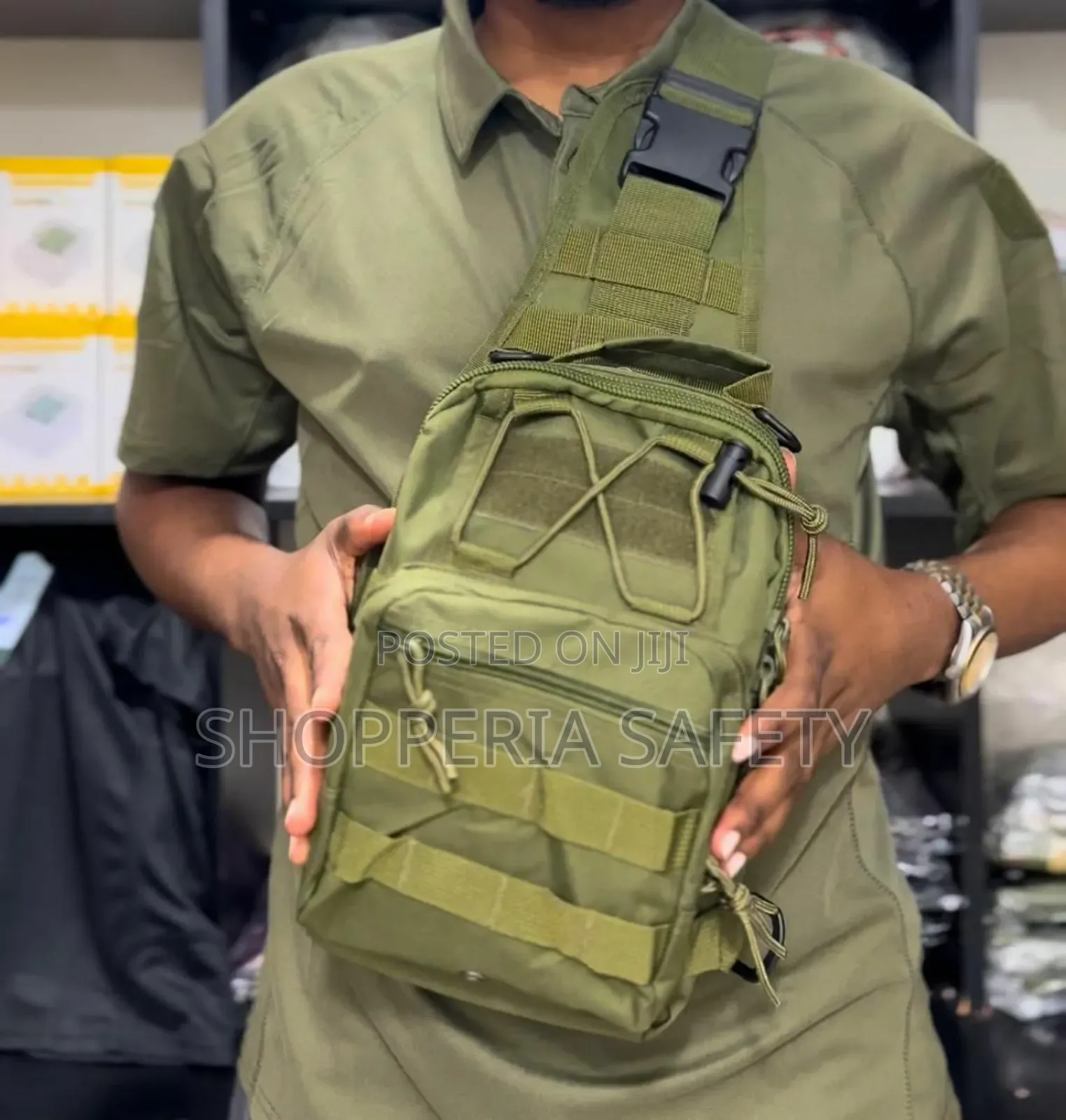 Army/Jungle Green Chest Bags