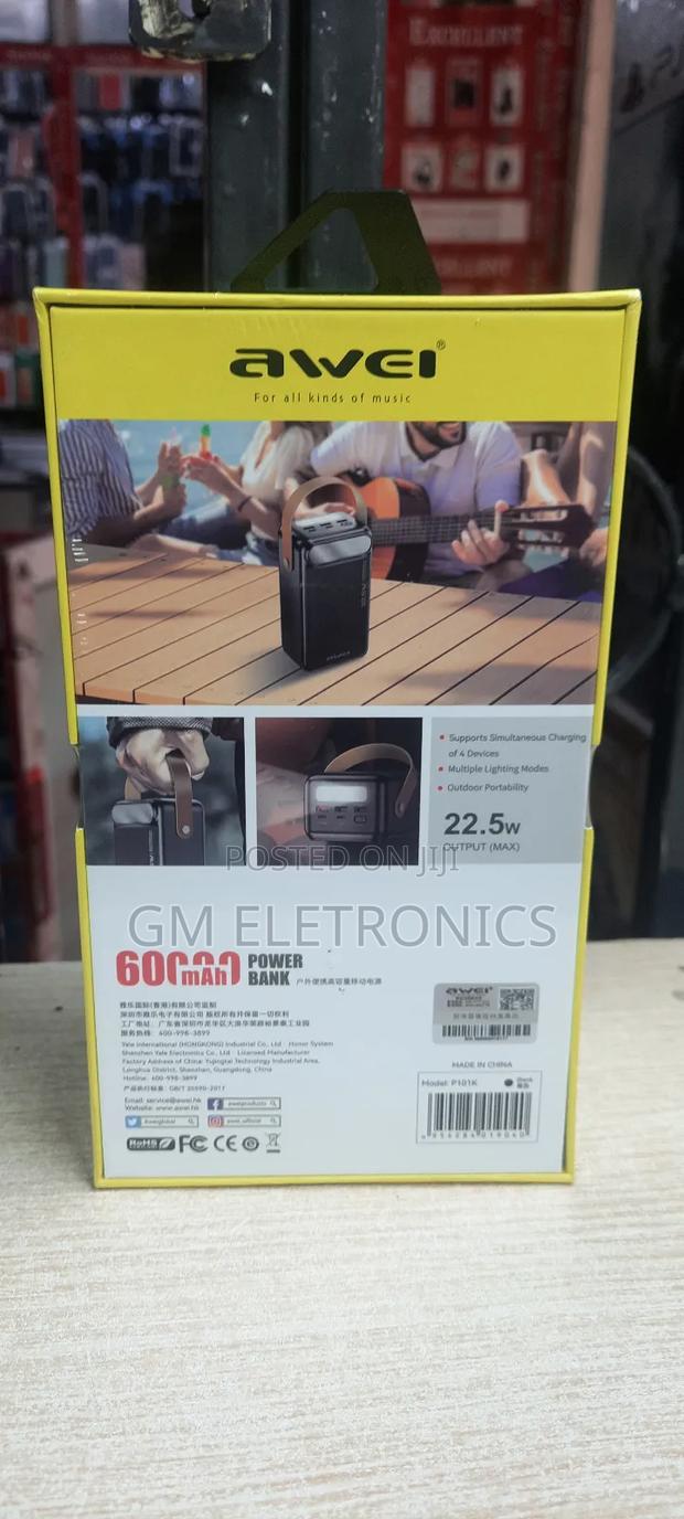 60000mah Fast Charge (22.5w/3.7v)Portable Powerbank (P101k) - thumbnail 2