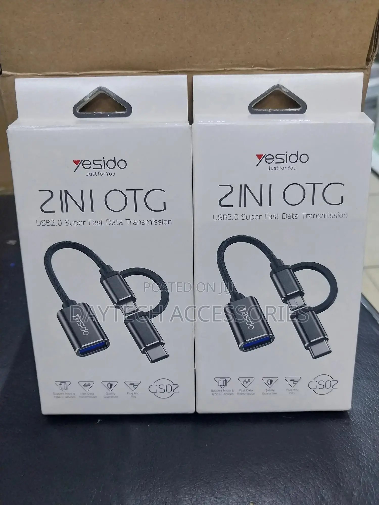 Yesido 2 in 1 Otg Usb Type-C and Micro Usb 3.0 - Plug Play