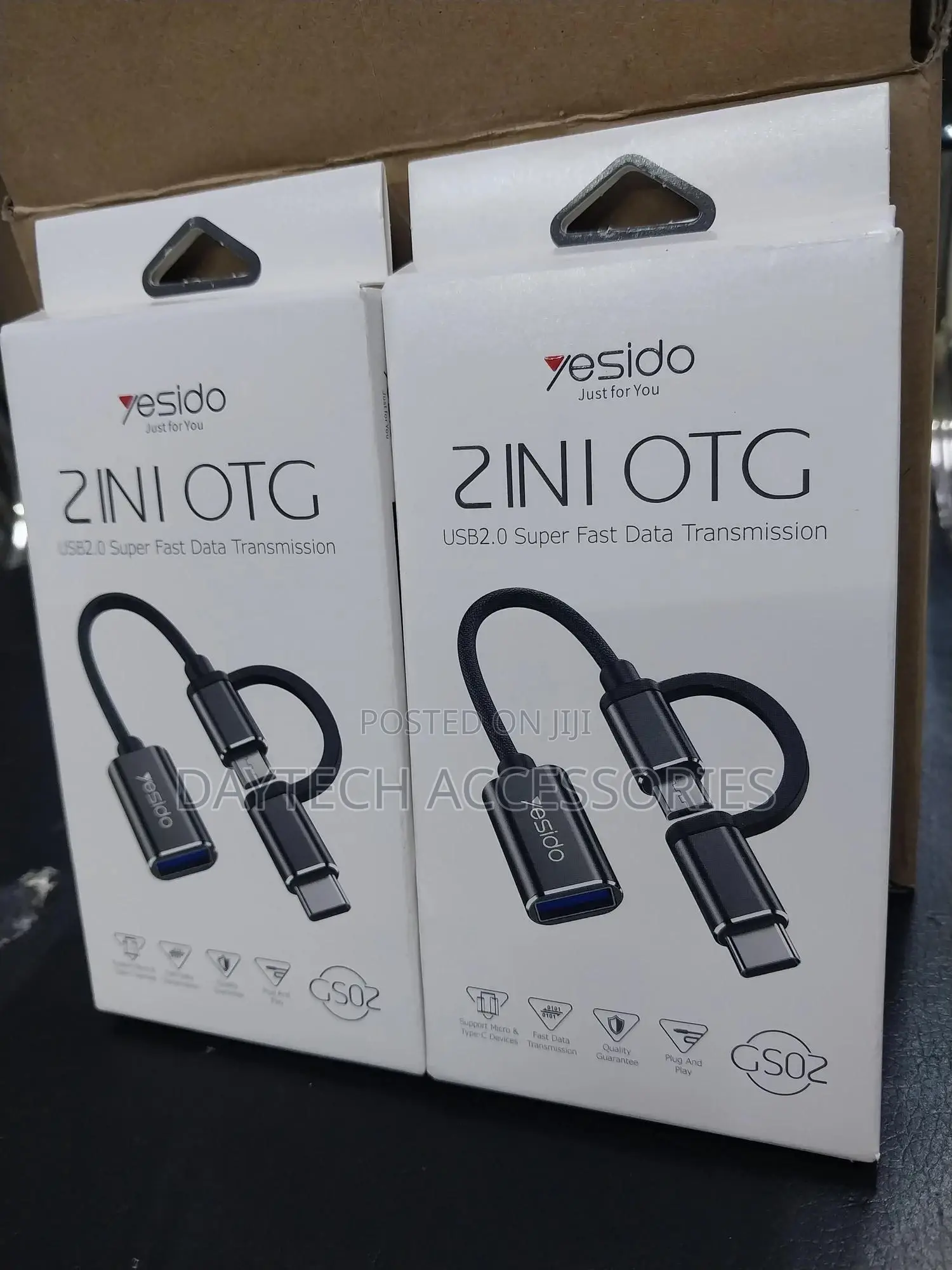 Yesido 2 in 1 Otg Usb Type-C and Micro Usb 3.0 - Plug Play