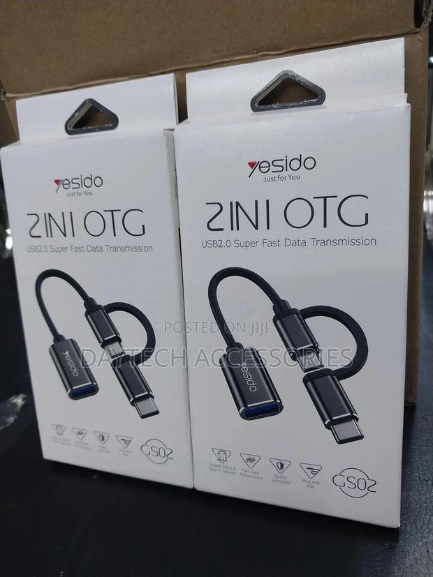 Yesido 2 in 1 Otg Usb Type-C and Micro Usb 3.0 - Plug Play - thumbnail 2