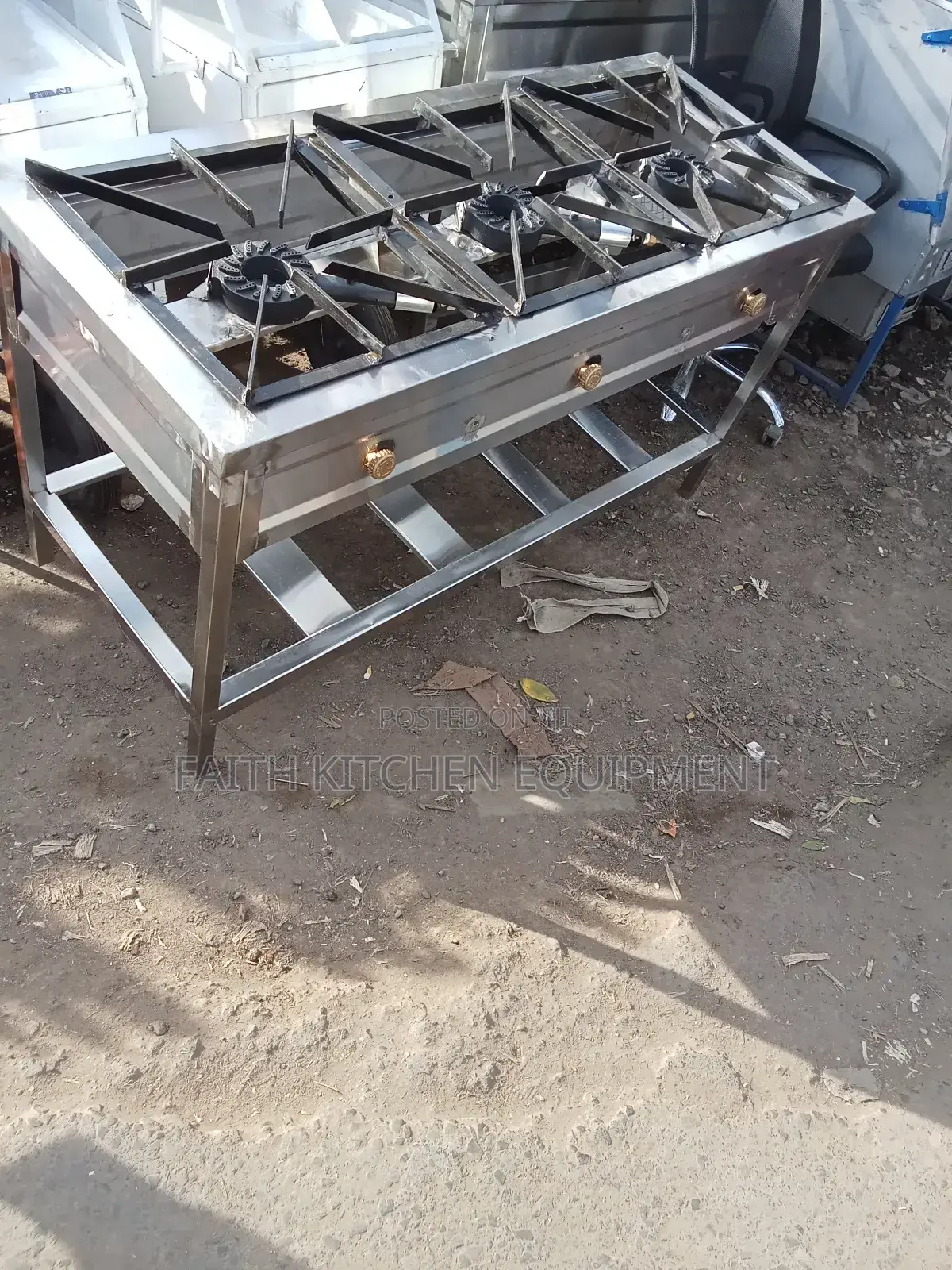 3 Burner Strong Gas Cooker