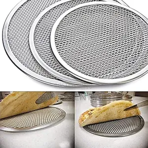 3pcs Aluminum Mesh Pizza Pan Trays