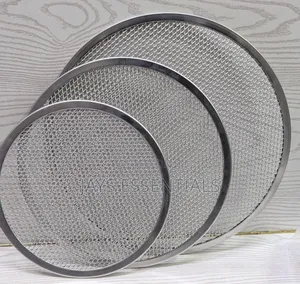 3pcs Aluminum Mesh Pizza Pan Trays