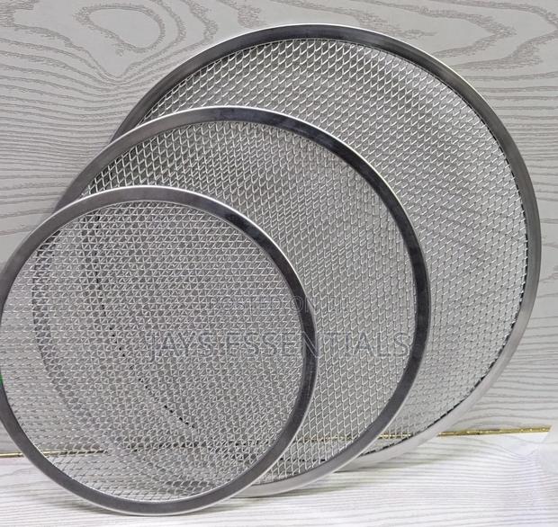 3pcs Aluminum Mesh Pizza Pan Trays - thumbnail 4