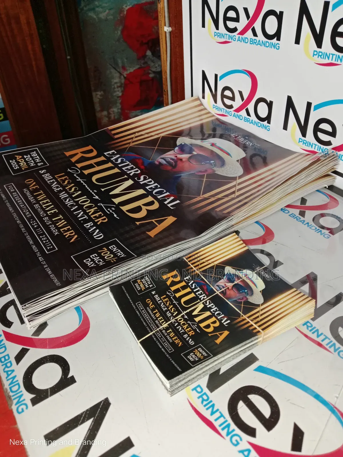 Poster Stickers and Handout Fliers