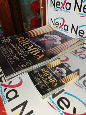 Poster Stickers and Handout Fliers