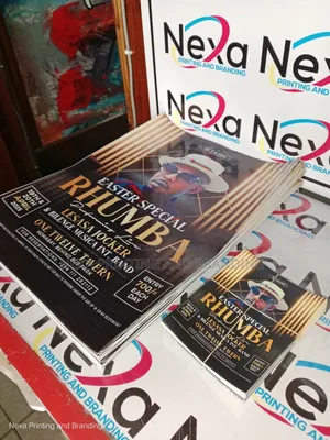 Poster Stickers and Handout Fliers