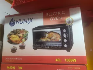 Nunix 4 Knob Settings 40 Litres Electric Rotisserie Oven
