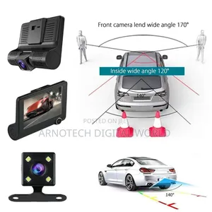 1080p Full Hd Dash Cam With 3lens