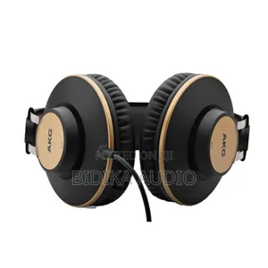 Akg Closed Back Headphones, Black/Gold