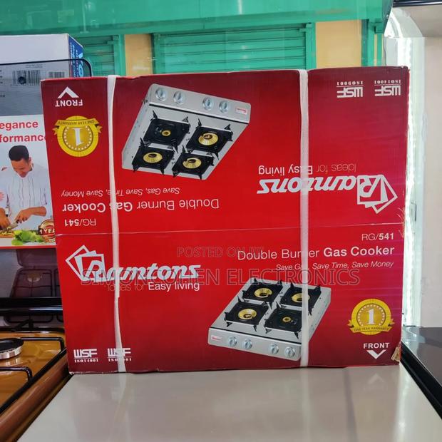 Ramtons Table Top 4 Burner Gas Cooker Rg541
