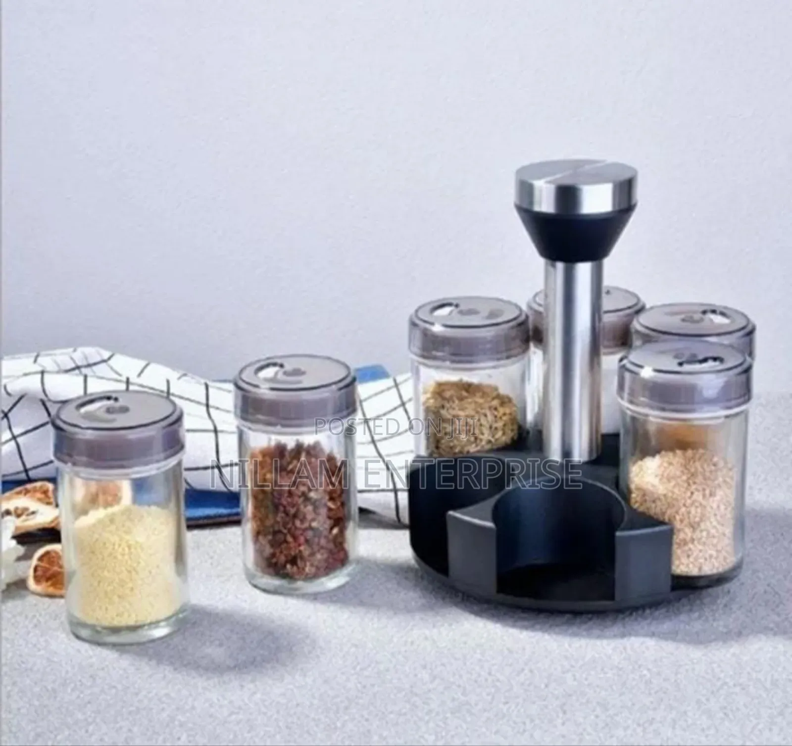 8 in 1 Rotating Spice Rack