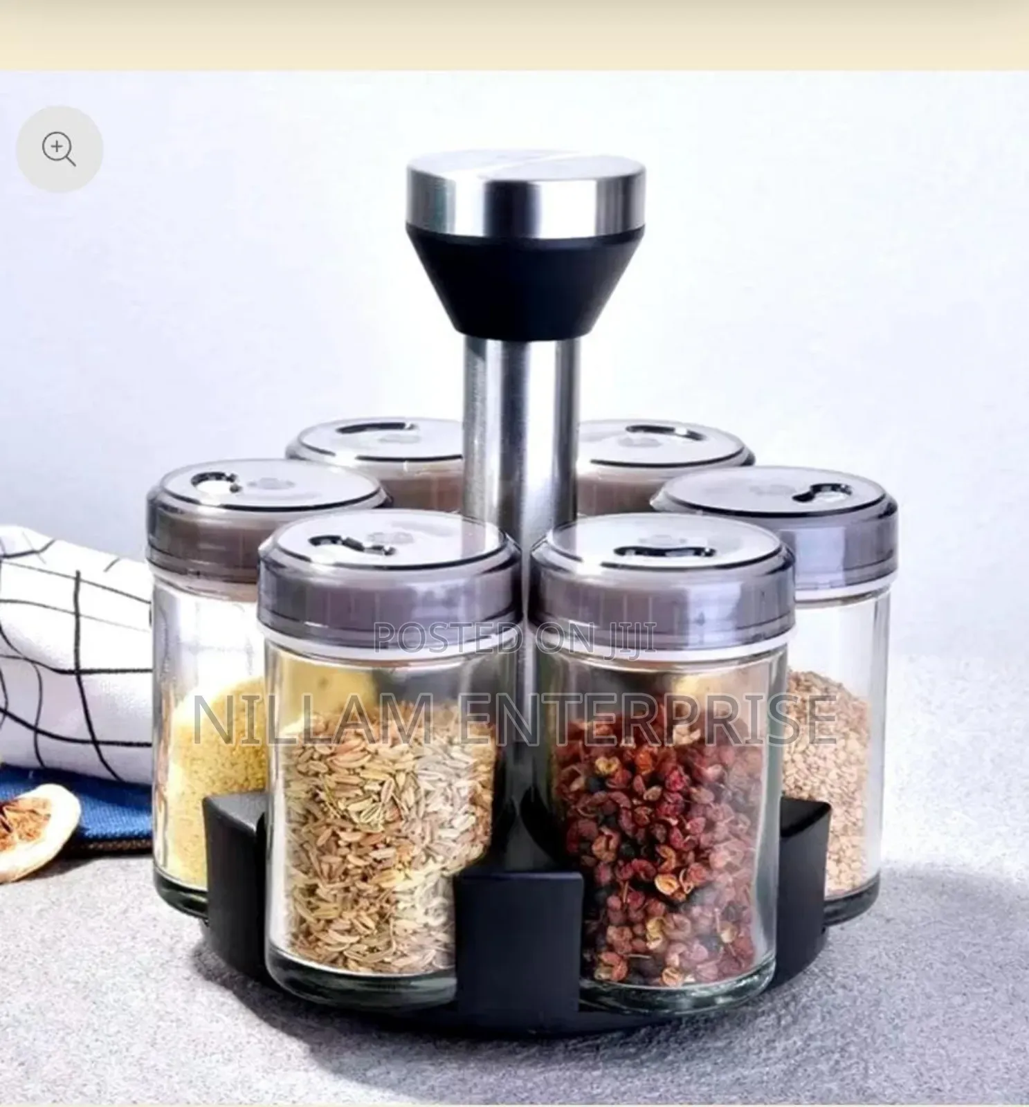 8 in 1 Rotating Spice Rack