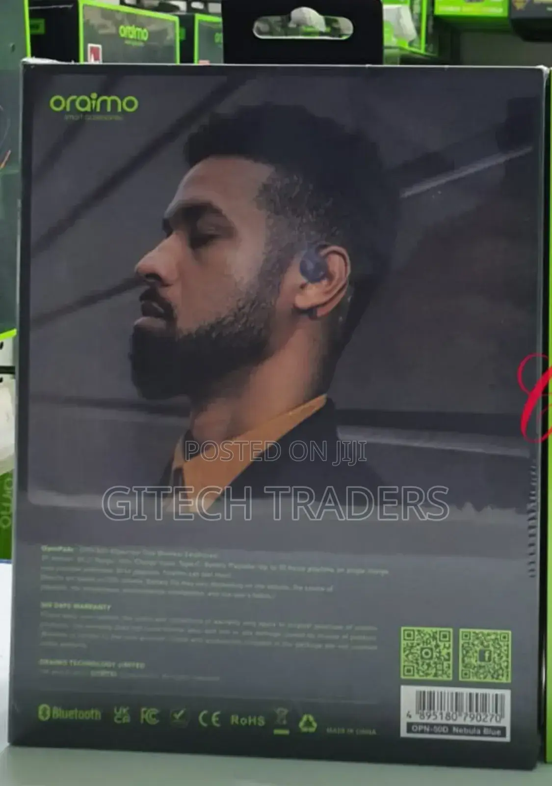 Oraimo Openpods Opn-50d Open-Ear True Wireless Earphones