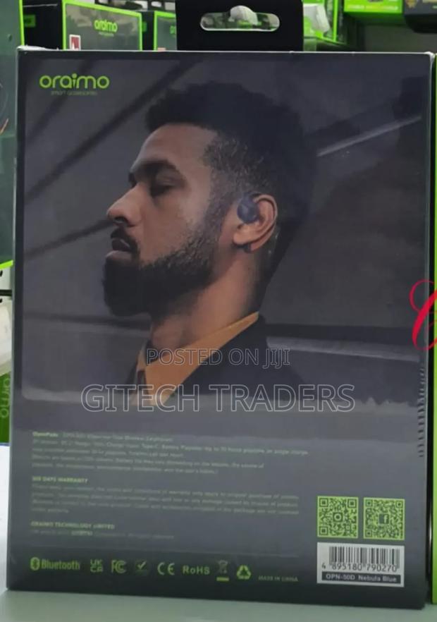 Oraimo Openpods Opn-50d Open-Ear True Wireless Earphones