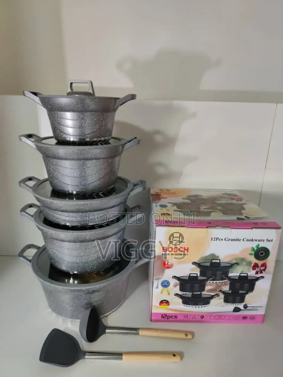 *_12 Pc Bosch Cookware With Silicone Lids*_