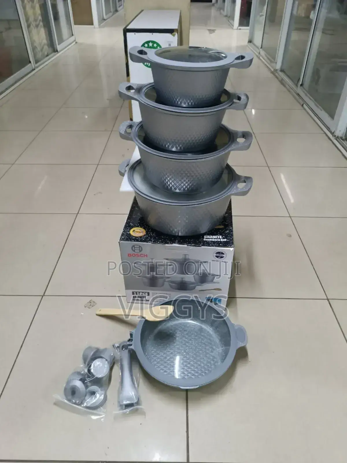 Bosch 11pc Cookware With Silicone Lid Covers*_