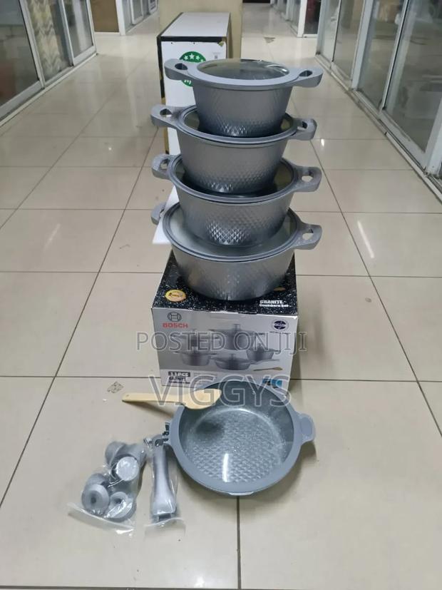 Bosch 11pc Cookware With Silicone Lid Covers*_