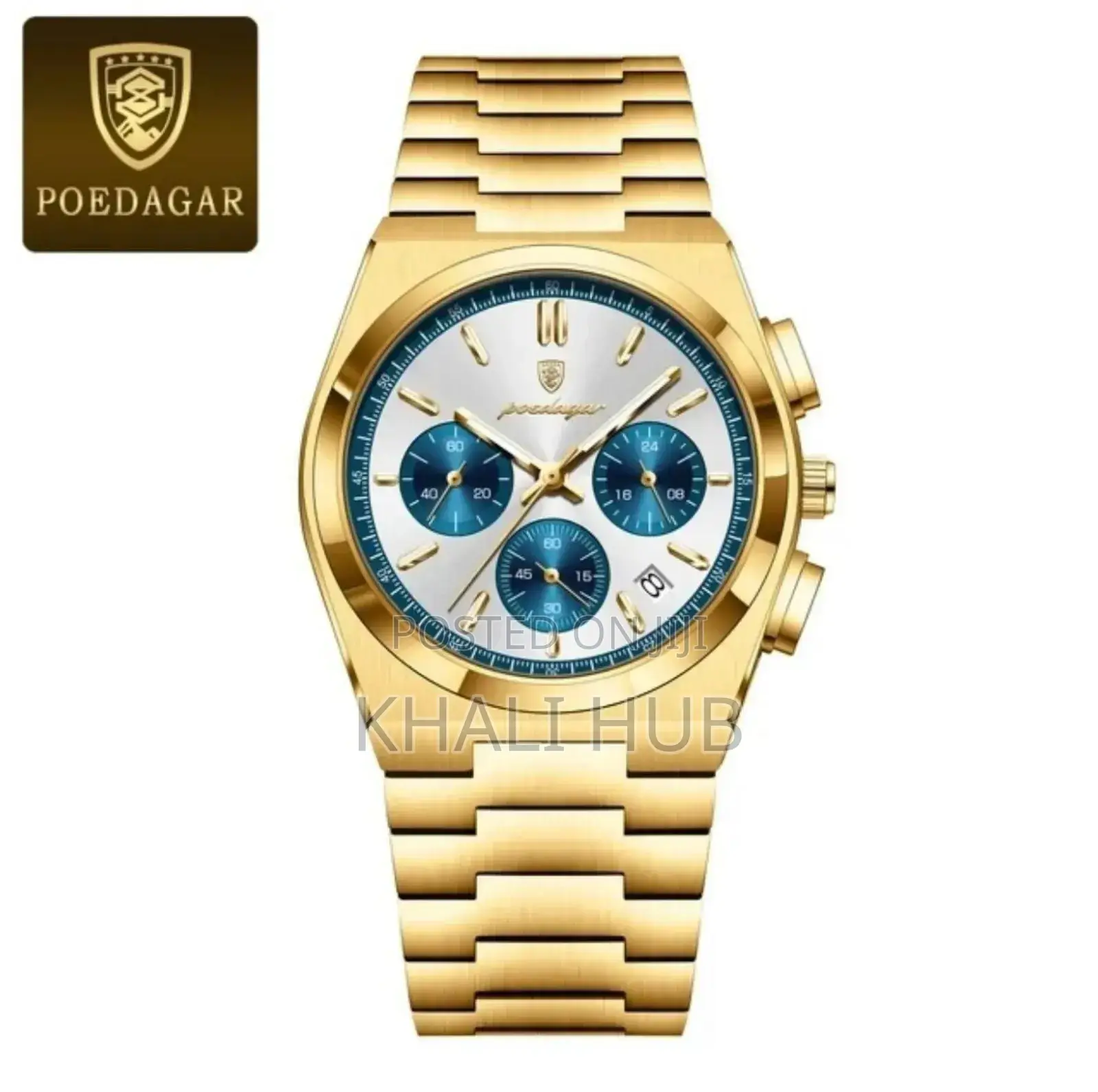 Poedagar Mens Watch Poedagar Chrono Mens Gent Watch