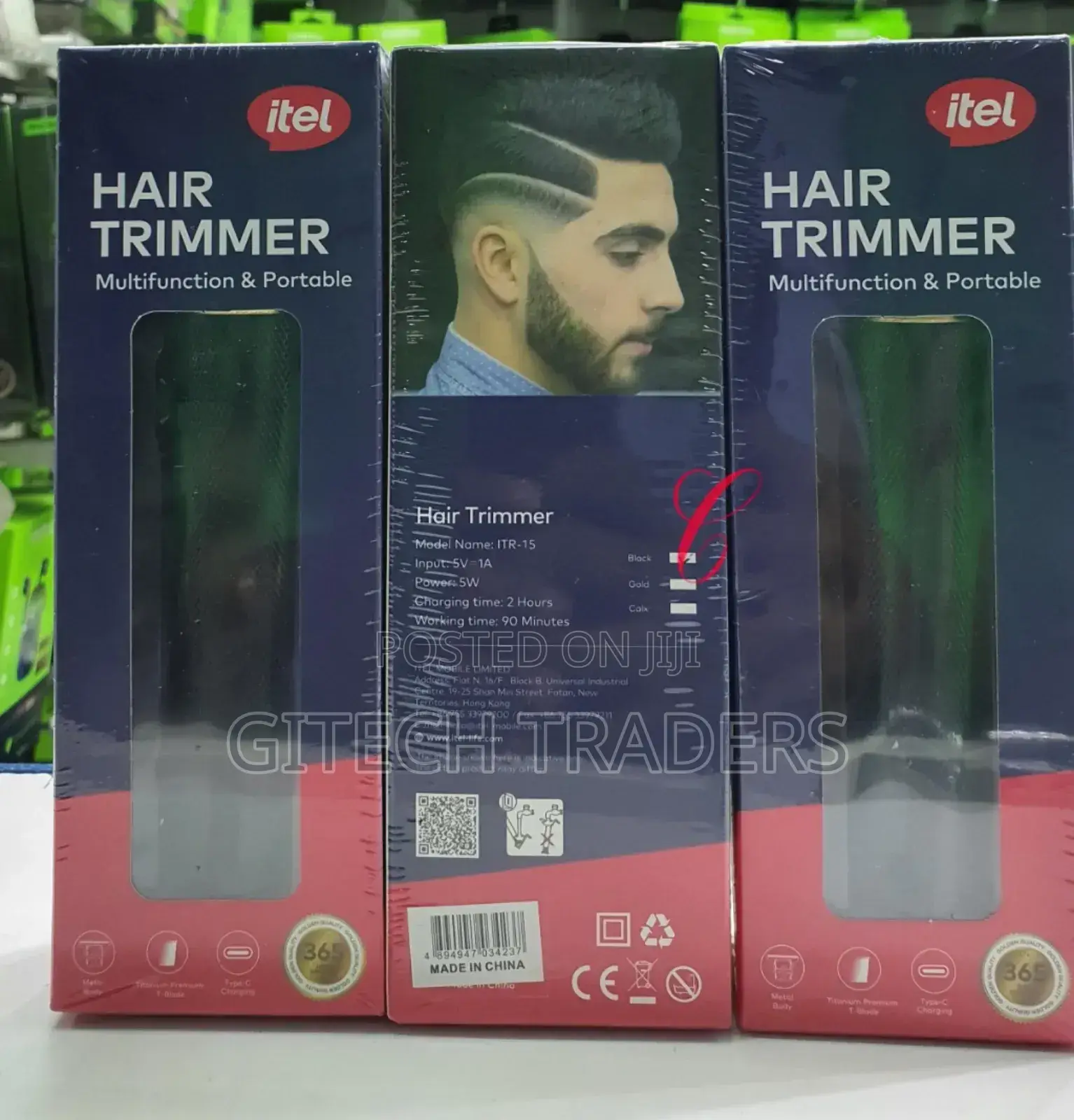 Itel Itr-15 Multifunctional Portable Hair Trimmer 90min