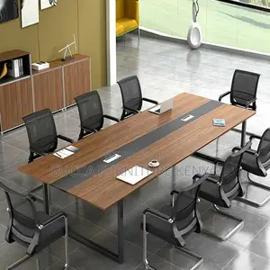 Boardroom Tables:2400mm Modern Wooden Collaboration Table