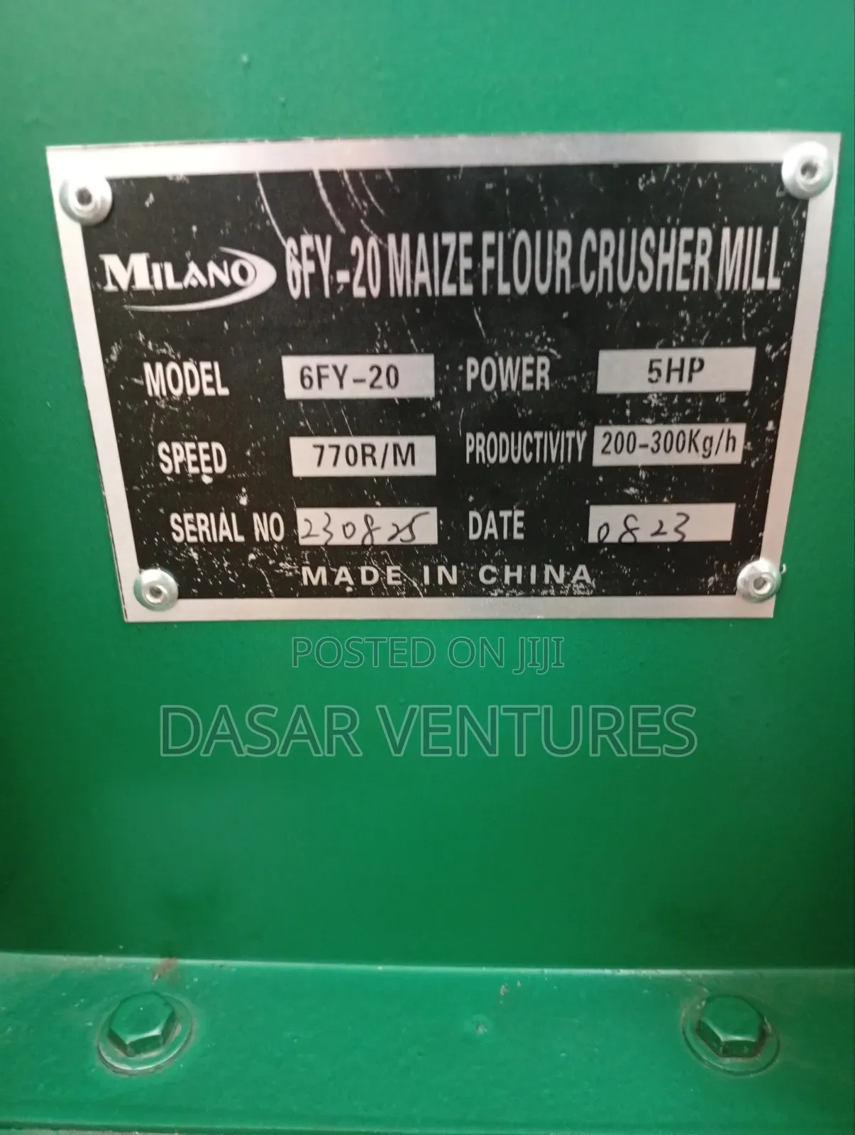Maize Roller Mill And Crusher Alone