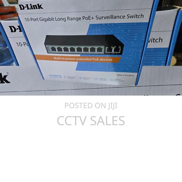 DGS-F1010p-E Dlink 10port 1gbs With 8 Poe Port Switch