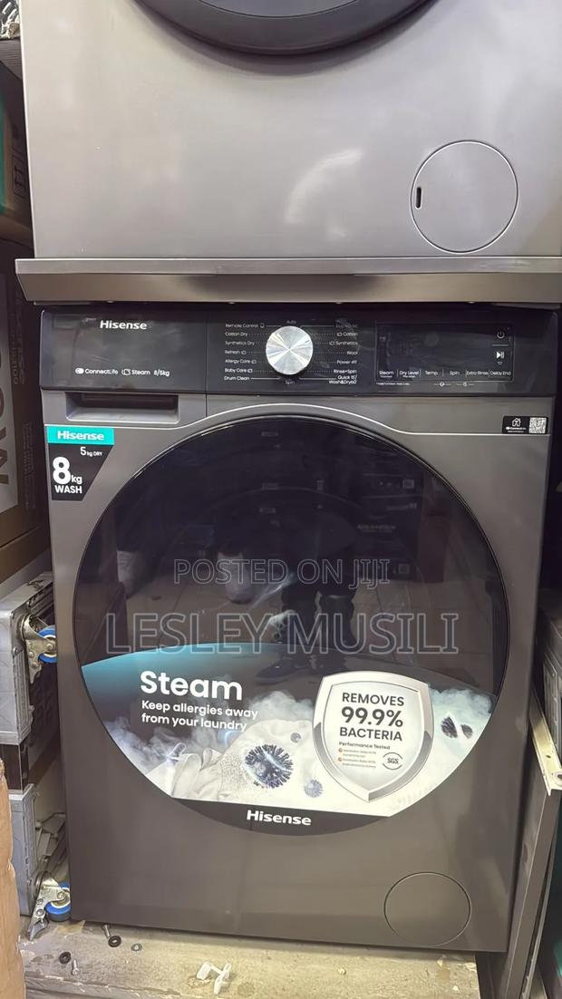 Hisense Washing Machine 8kg Wash and Dry Front Load - main view