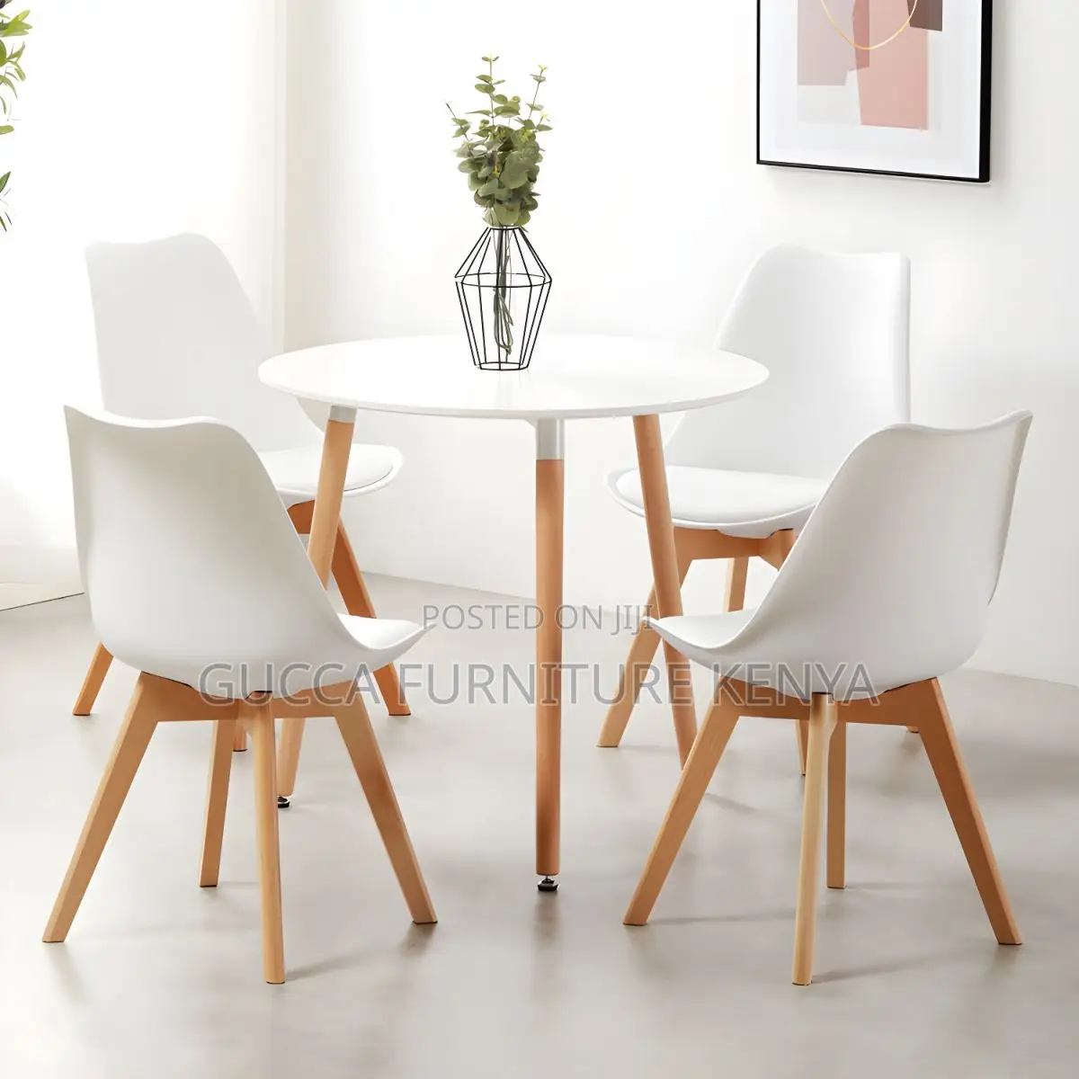 Home Chairs:Indoor Plastic Side Chair for Dining Room