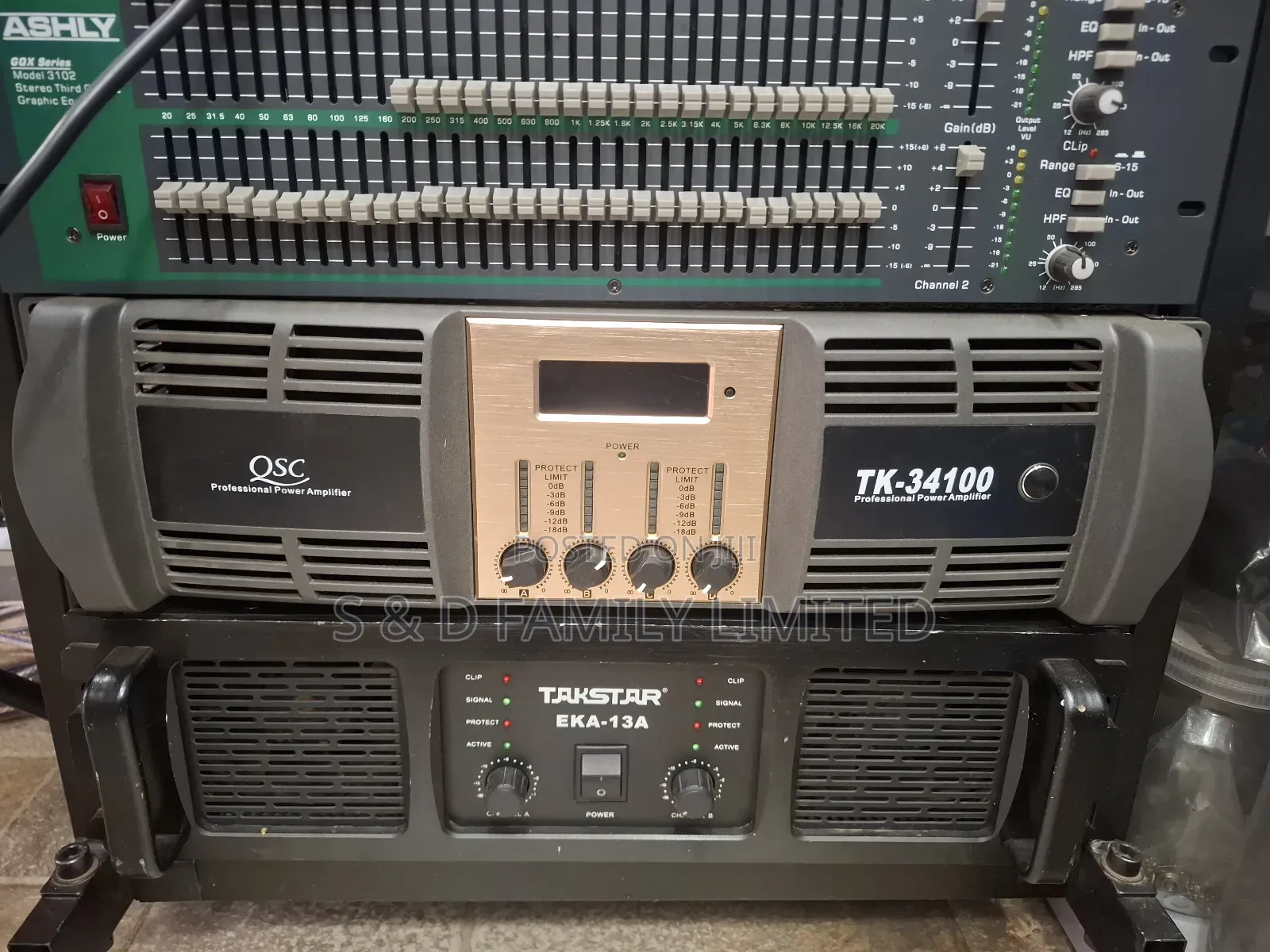 Qsc 4 Channels Power Amplifier
